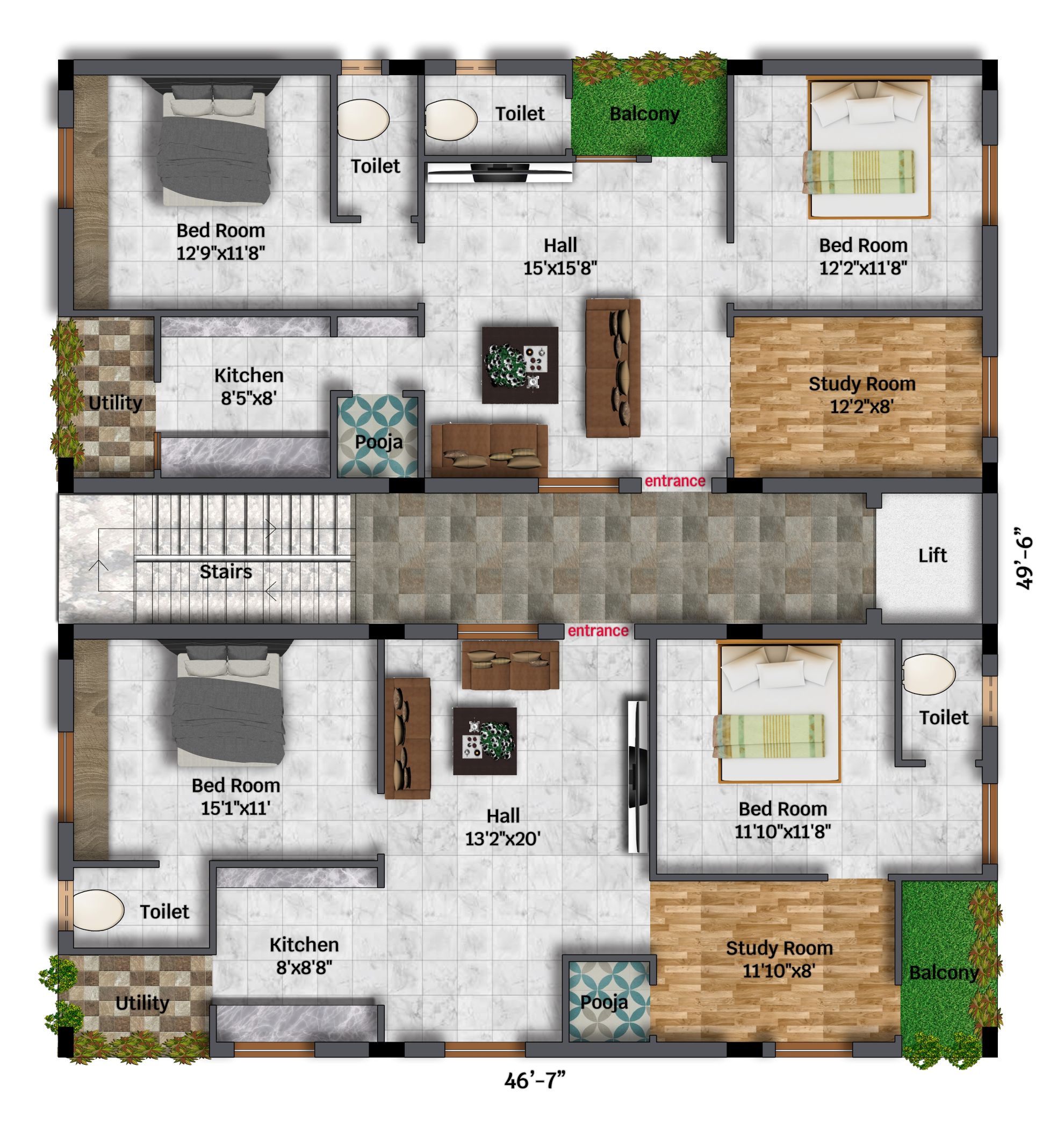 TYPICAL FLOORS